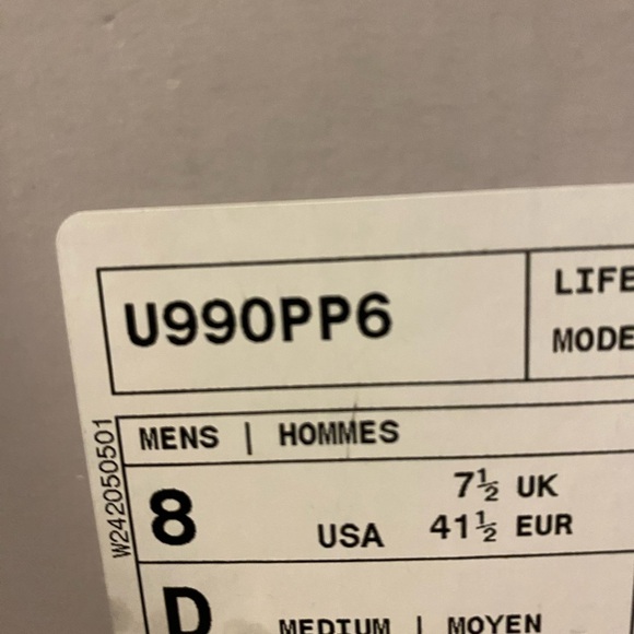 New Balance Men's Blue Sneakers - Picture 5 of 6